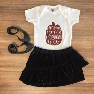 Custom handmade baby onesie